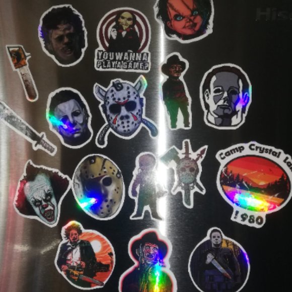 (2for15$ bundle)17 aimants films d'horreur ,  casier , magnets horror - Picture 3 of 3